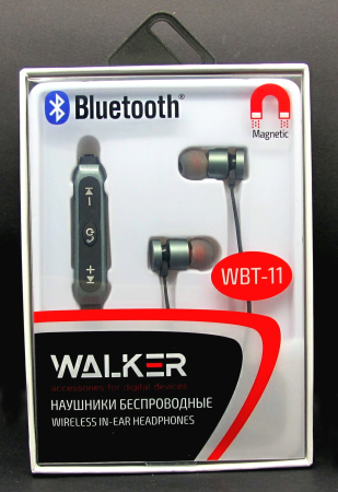 Наушники Bluetooth WALKER WBT-11 Grey