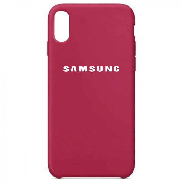 Накладка Silicone Case High Copy Samsung A10 (2019) A105F Raspberry Red