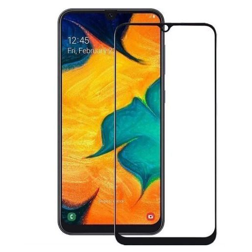 Защитное стекло Florence (full glue) Samsung A30/A30s/A50/A50s/M30 Full Cover тех. упаковка Black