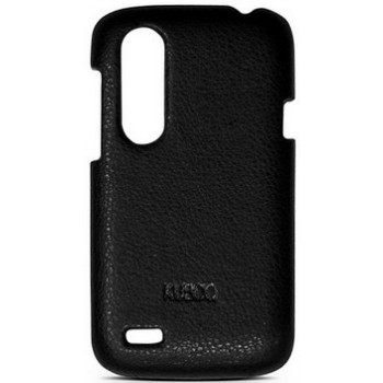 Накладка Kuboq HTC Desire X PU leather Black