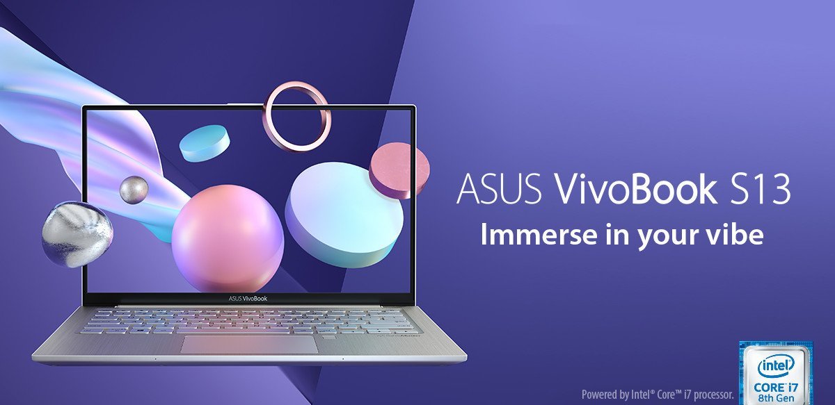 ASUS Vivobook S13 - дизайн, фото, промо ASUS Vivobook S13 - дизайн, фото, промо