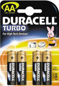 Duracell 9V / MN1604 KPN1*10 LR06 MN1500 KPD 04*20 Turbo 1x4 шт.