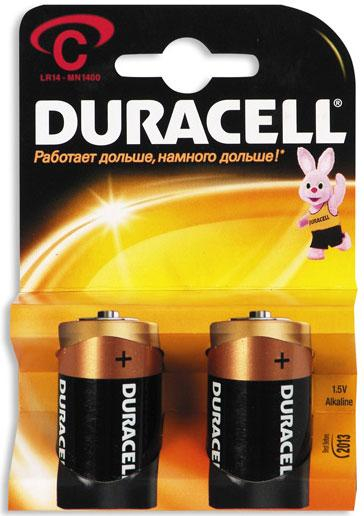 Duracell С/ LR14/ MN1400 KPN 02*10 2 шт.