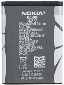 Аккумулятор Nokia BL-5B