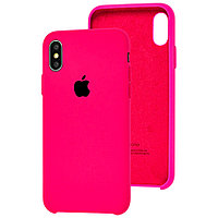 Чехол Silicone Case Apple Iphone X Original Shiny Pink