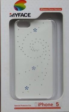 Чехол пластиковий Iphone 5 Swarovski