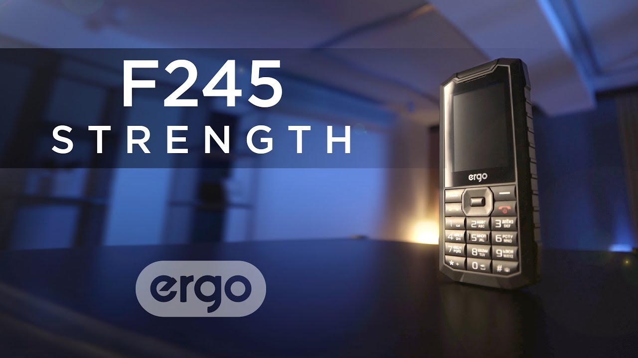 Ergo F245 Strength - защищенный телефон