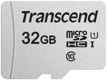 Transcend microSDHC 300S 32GB UHS-I U1 no ad