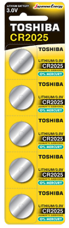 Батарейка TOSHIBA CR2025 BP 1X5