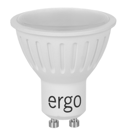 Лампа ERGO Standard MR16 GU10 5W 220V Нейт.Бел. 4100K Мат. н/Дим.