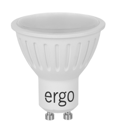 Лампа ERGO Standard MR16 GU10 7W 220V Нейт.Бел. 4100K Мат. н/Дим.