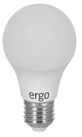 Лампа ERGO Standard A60 Е27 6W 220V Тепл.Бел. 3000K Мат. н/Дим.