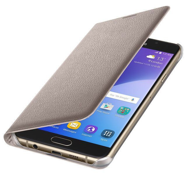 Накладка Flip Wallet Samsung Galaxy S7 Edge Gold
