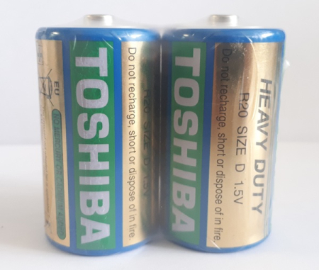 Батарейка TOSHIBA R20 коробка