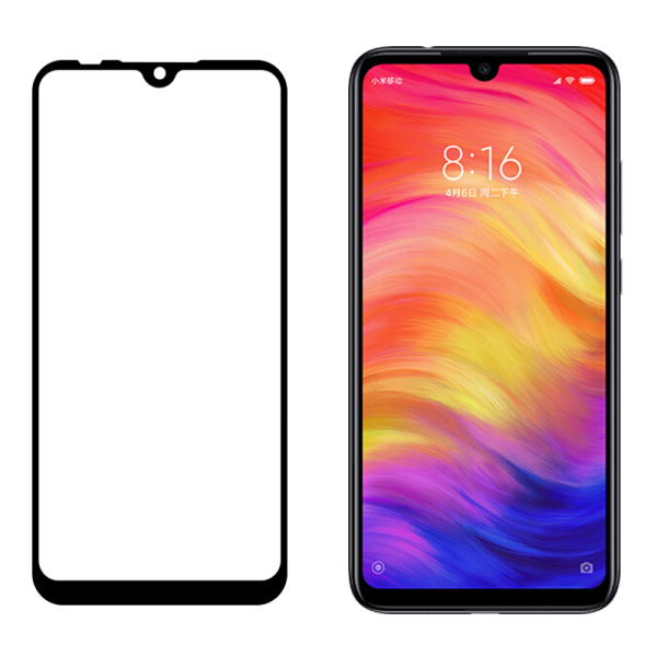 Защитное стекло Florence (full glue) Huawei Y6P (2020) Full Cover тех. упаковка Black