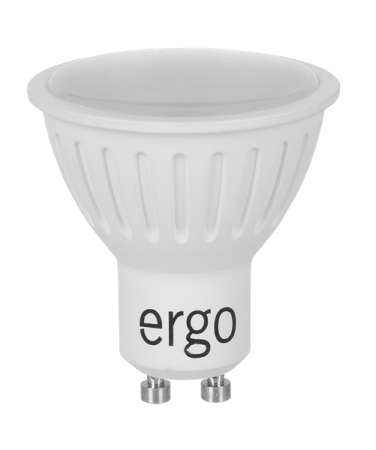 Лампа ERGO Standard MR16 GU10 3W 220V Нейт.Бел. 4100K Мат. н/Дим.
