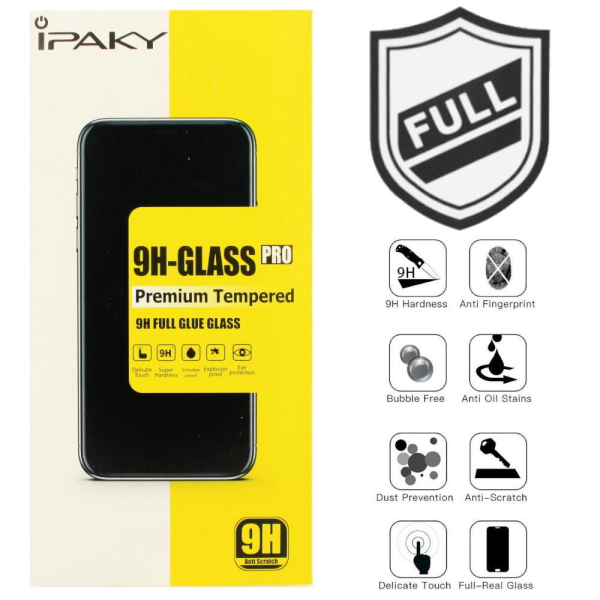 Защитное стекло iPaky Full Glue Xiaomi Redmi Note 9S/9Pro Black