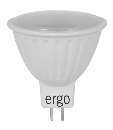 Лампа ERGO Standard MR16 GU5.3 5W 220V Нейт.Бел. 4100K Мат. н/Дим.