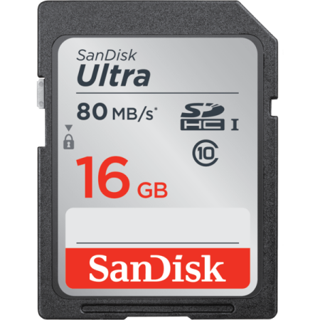 SanDisk SDHC 16GB Ultra Class 10 UHS 80MB/s