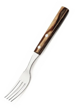 Cutlery TRAMONTINA POLYWOOD вилка столовая - 1 шт (орех) б/упак (21102/490)