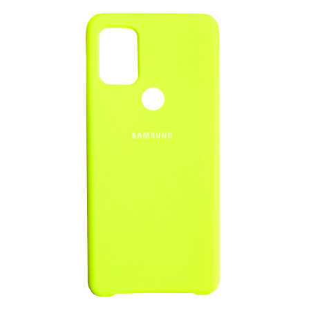 Накладка Silicone Case High Copy Samsung A21s (2020) A217F Fluorecent Green