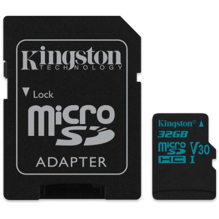 Kingston microSDHC 32Gb Canvas Go U3 V30 (R90/W45)+ad