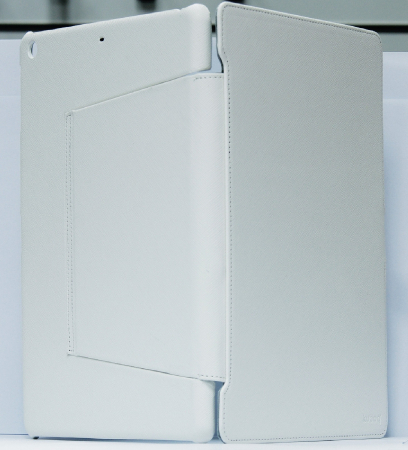 Футляр Kuboq PU Leather Case Slim Cut for Apple iPad Air (Cross Pattern White) (KQAPIPDASCWECP)