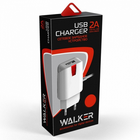 СЗУ Walker WH-23 (Apple Iphone 5/6/7 2A) White
