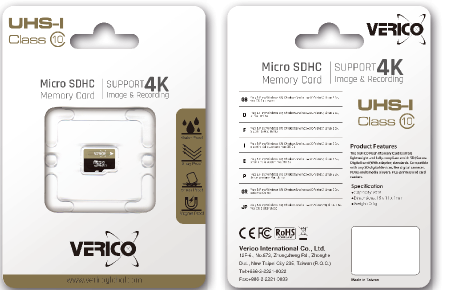 Verico MicroSDHC 16GB UHS-I (Class 10) (card only)