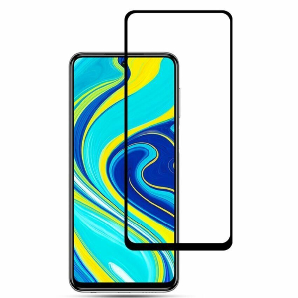 Защитное стекло Florence (full glue) Xiaomi Redmi Note 9S/9 Pro Full Cover тех. упаковка Black
