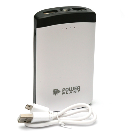 Универсальная мобильная батарея PowerPlant/PB-LA9212/7800mA/универсальный кабель
