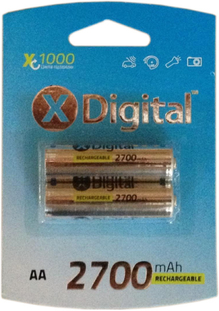 X-Digital HR06 Ni-MH 2700mAh уп.