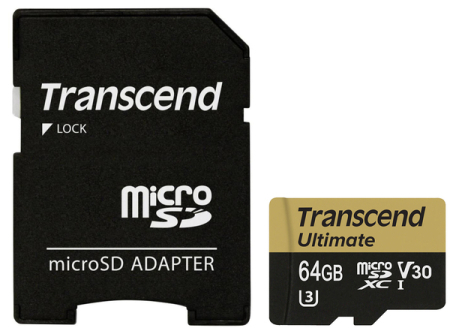 Transcend microSDXC 64GB UHS-I U3 MLC (R95,W60MB/s)