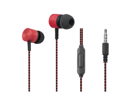 Наушники Walker H320 с микрофоном Red