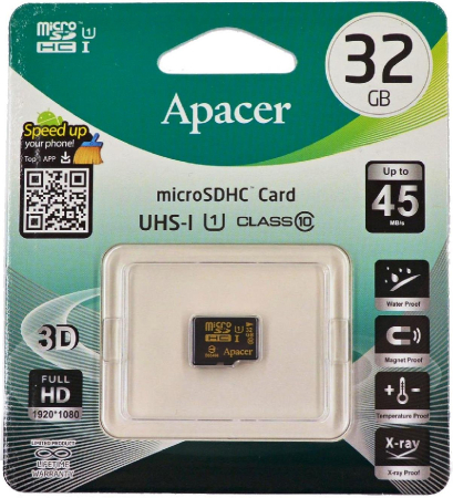 Apacer microSDHC 32GB Class 10 UHS-I
