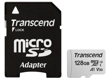 Transcend microSDXC 300S 128GB UHS-I U3 + ad