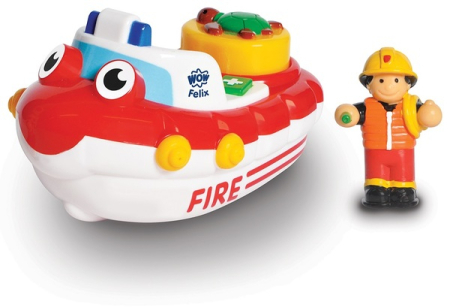 Baby WOW TOYS Fireboat Felix Пожарный катер Феликс (д/купания)