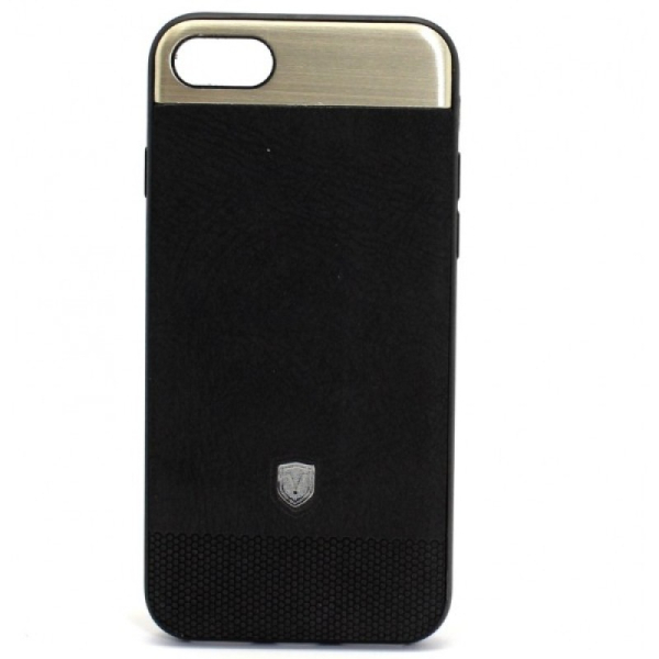 Чехол TOP-V Apple Iphone 6 Plus (уголок + металл) Black