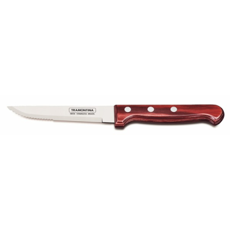 Cutlery TRAMONTINA POLYWOOD нож д/стейка Jumbo127мм-1шт(кр.дер)б/упак (21413/075)