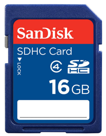 Sandisk SDHC 16Gb (Class 4)