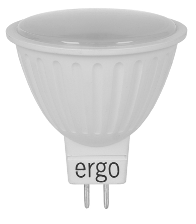 Лампа ERGO Standard MR16 GU5.3 7W 220V Тепл.Бел. 3000K Мат. н/Дим.