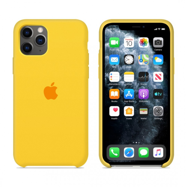 Чехол  Silicone Cover iPhone 11 Yellow