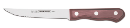Cutlery TRAMONTINA POLYWOOD нож д/стейка Jumbo 127мм-1шт(кр.дер)б/упак (21411/075)
