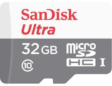SanDisk microSDHC 32GB Ultra C10 80MB/s no adapter